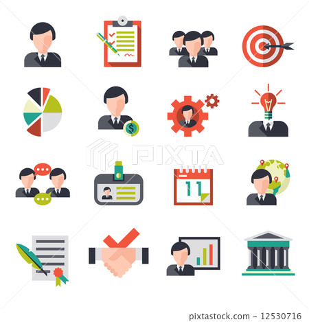 Business Management Icons 12530716
