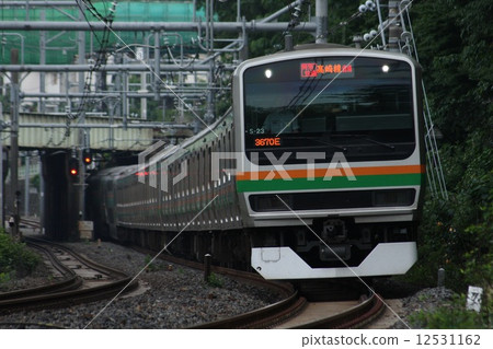 [JS] Shonan Shinjuku Line E231 Series (Direct Tokaido Line: Special Rapid Service) 12531162