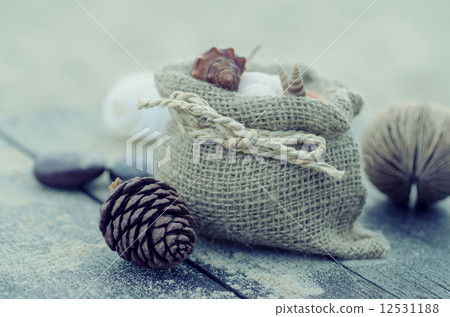 Memories from the sea for postcard or Poster 12531188
