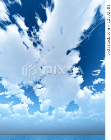 Wind and clouds with the sea Wind and clouds with the sea 12532381