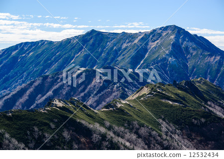 Mountain climbing in the late autumn 12532434