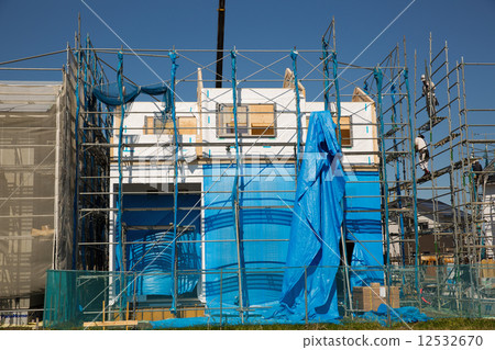 Housing construction site Housing construction site 12532670
