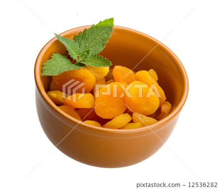 Dried apricots 12536282