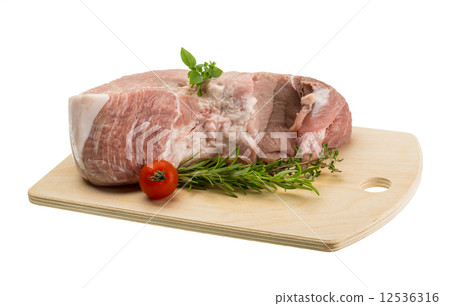 Raw pork meat 12536316