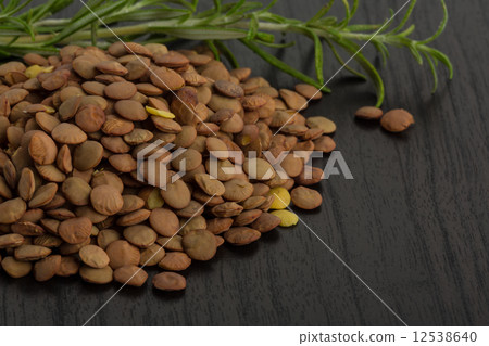 Raw lentils Raw lentils 12538640