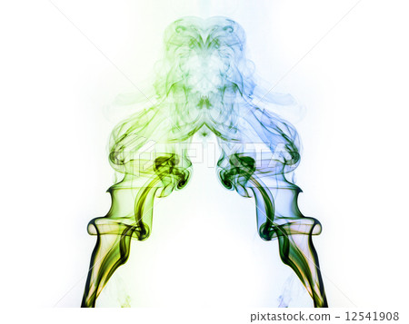 smoke of Joss stick 12541908