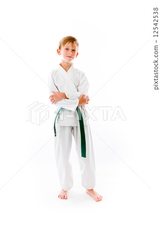 model isolated on plain background happy smiling arms crossed model isolated on plain background happy smiling arms crossed 12542538