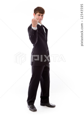 model isolated on white 12543595