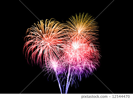 fireworks over sky 12544470