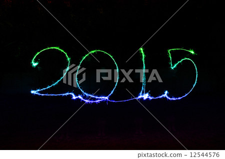 Happy New Year - 2015 sparkler 12544576