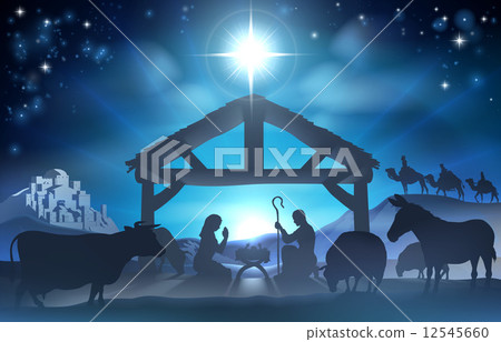 Christmas Nativity Scene 12545660