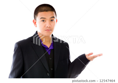 model presenting showcasing with hand 12547464