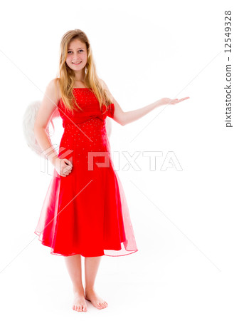 model presenting showcasing with hand model presenting showcasing with hand 12549328