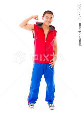 strong model isolated with arm curl strong model isolated with arm curl 12549899
