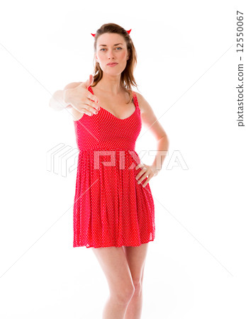 model isolated on plain background greetings hand shake model isolated on plain background greetings hand shake 12550067