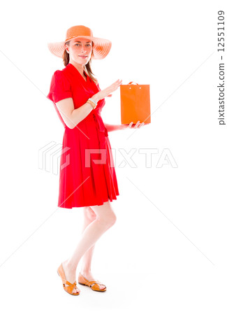 model presenting showcasing with hand 12551109