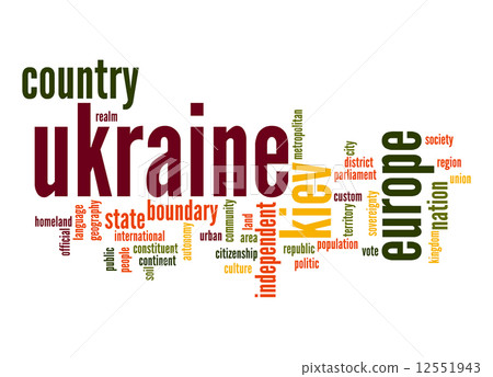 Ukraine word cloud 12551943
