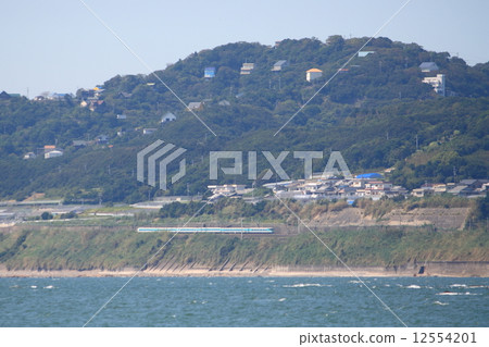 Limited Express Kuroshio going coastline Limited Express Kuroshio going coastline 12554201