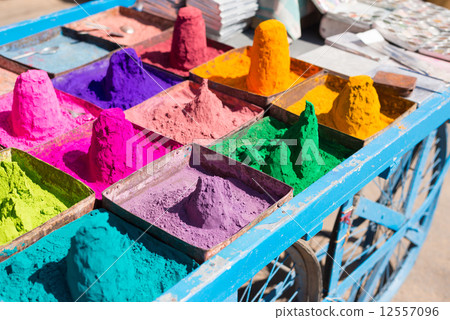 Color stalls selling stall India Pushkar Color stalls selling stall India Pushkar 12557096