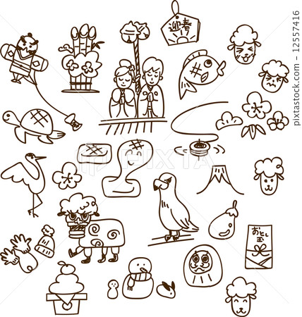 新年插圖 12557416