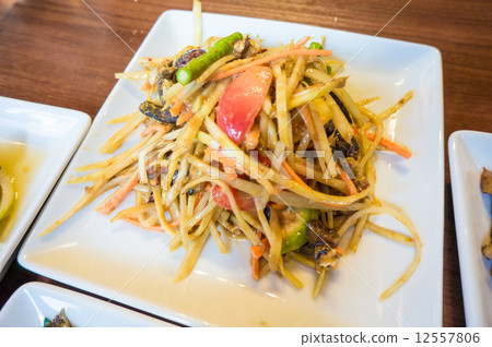 Papaya Salad ,Somtum Thai Food Papaya Salad ,Somtum Thai Food 12557806
