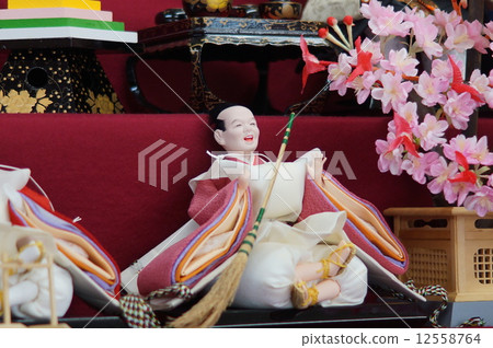 Hina doll shaped party (shichu) Laughter Ueto Nara Prefecture Takatori cho 12558764