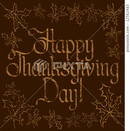 Thanks Giving text 12562483