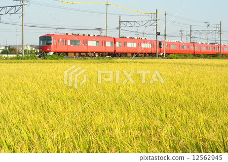 跑在米的紅色火車 跑在米的紅色火車 12562945