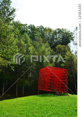 Red jungle gym Red jungle gym 12563285