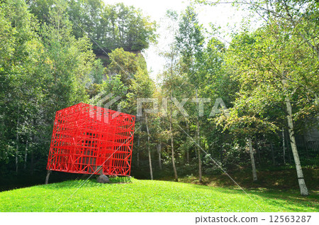 Red jungle gym Red jungle gym 12563287