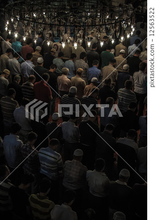 Praying in Eyup Mosque 12563522