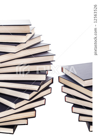 Piles of Blue Books 12563526