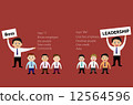 Boss and Leadership of Business Concept 12564596
