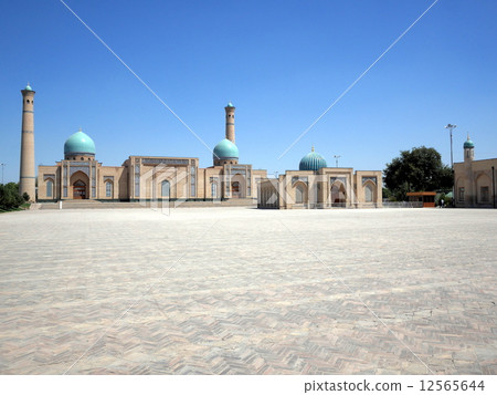 Hazurati Imam Plaza in Tashkent, the capital city of Uzbekistan 12565644