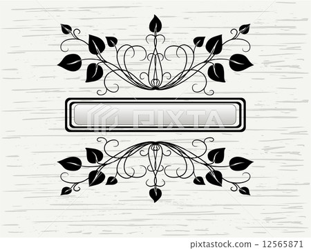 Vector frame with leafs Vector frame with leafs 12565871