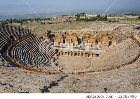 Ancient amphitheater in Hierapolis 12568490