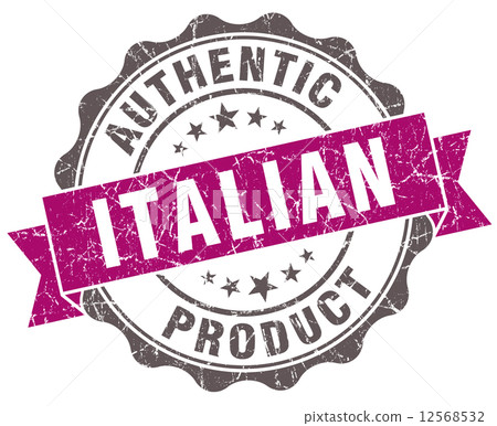 Italian product violet grunge retro style isolated seal Italian product violet grunge retro style isolated seal 12568532
