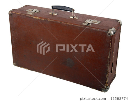 Old brown suitcase-014 Old brown suitcase-014 12568774