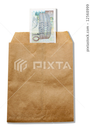 money of Croatia in paper envelop 12568999