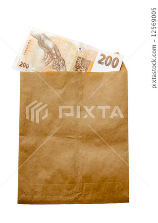 money of Czech Republic in paper envelop money of Czech Republic in paper envelop 12569005