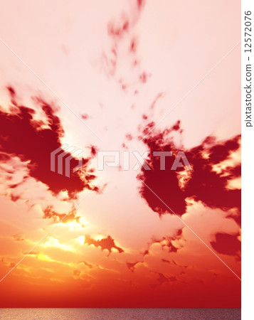 Wind and clouds with the sea 12572076