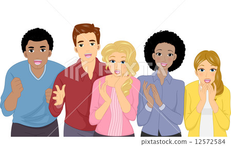 Surprised People 12572584