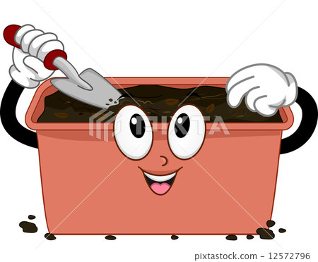 Compost Bin Mascot 12572796