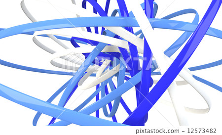Cold color 3D-CG background image 12573482
