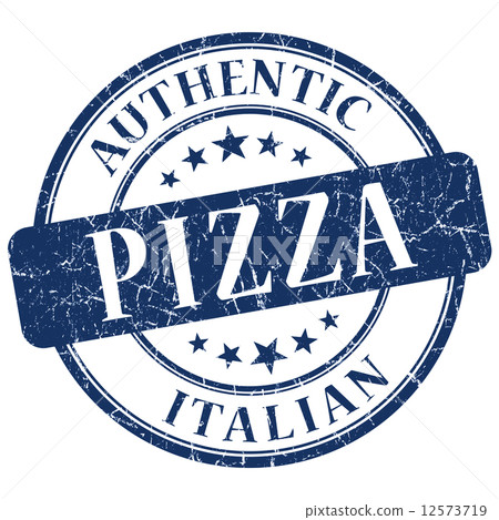 pizza blue grunge stamp pizza blue grunge stamp 12573719