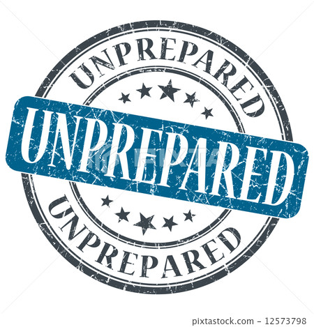 Unprepared blue grunge textured vintage isolated stamp Unprepared blue grunge textured vintage isolated stamp 12573798
