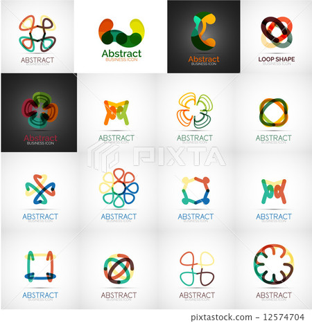 Abstract company logo vector collection - Stock Illustration [12574704 ...