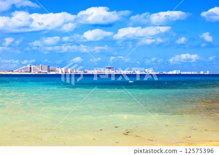 sea and city in the distance 12575396