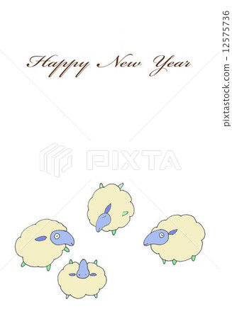 New Year's card 12575736