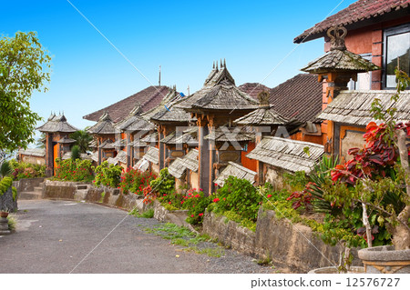 Bali. Indonesia. Rural street. 12576727